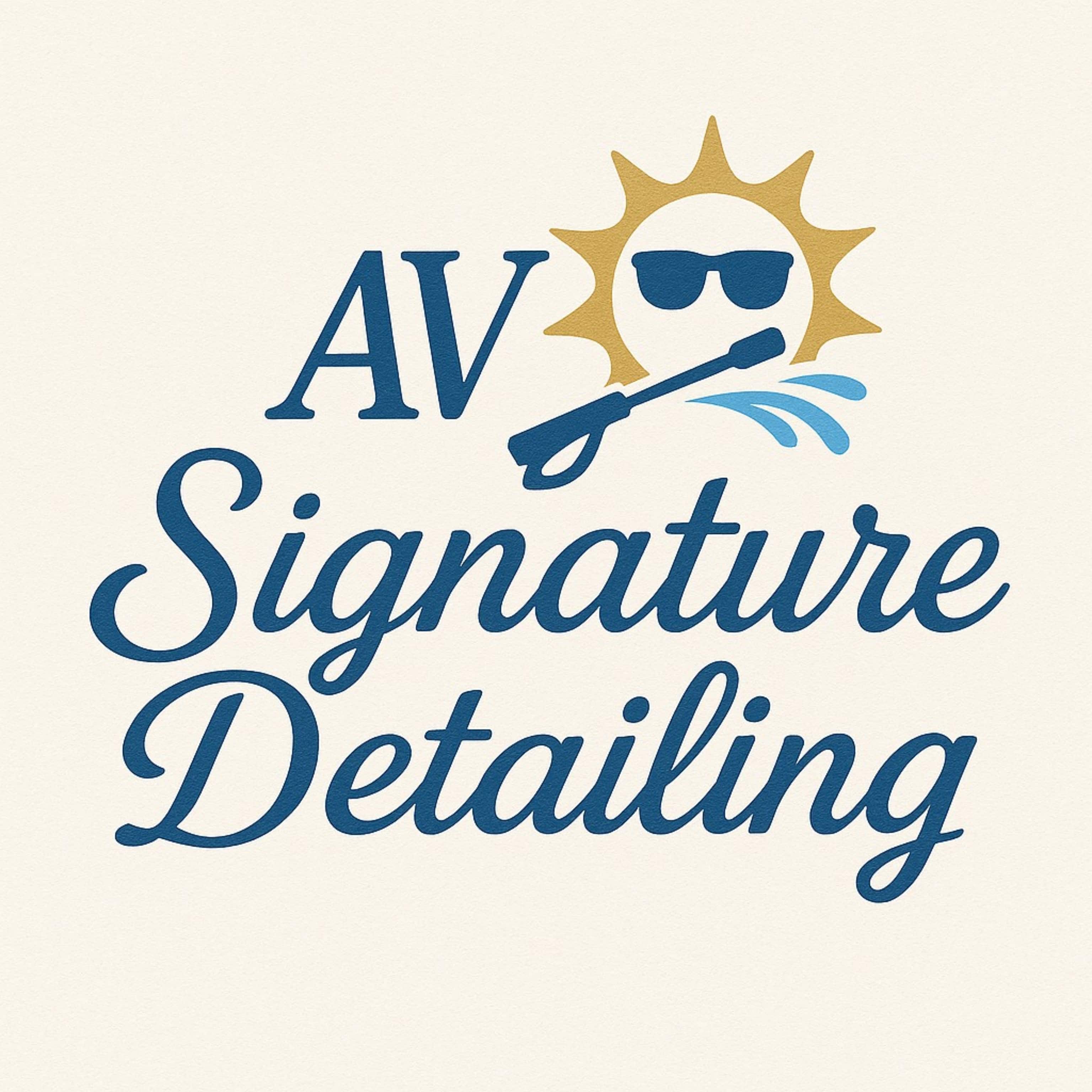 AV Signature Detailing Logo
