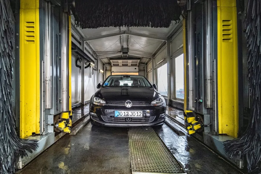 Carwash automatique peinture